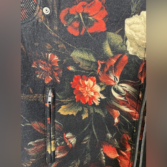 COPY - Floral print wool motorcycle jacket size 40, Givenchy - Picture 6 of 10